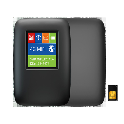 2700mAh-3000mAh Bộ định tuyến 4G Lte MiFi 150Mbps Điểm phát sóng WiFi di động 4G 15 thiết bị có màn hình LCD