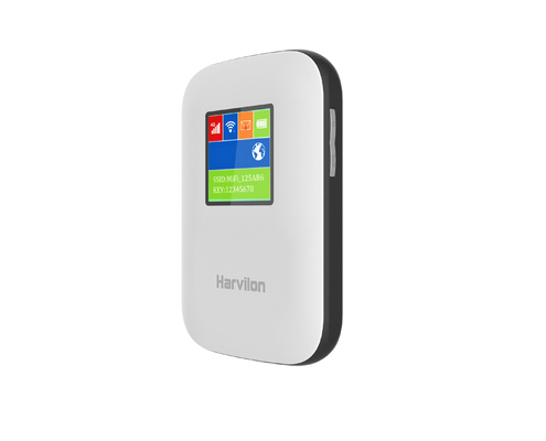 Bộ định tuyến 4G di động 2700mAh-3000mAh với màn hình đen được mở khóa
