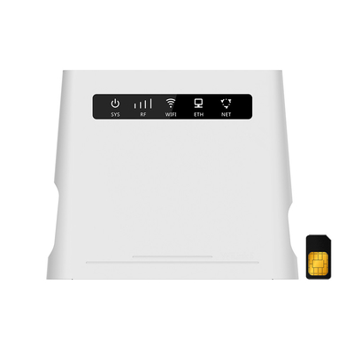 Bộ định tuyến gia đình 4G LTE 300Mbps được mở khóa với khe cắm thẻ SIM 4 ăng-ten không thể tháo rời