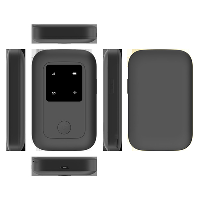 Đã mở khóa bộ định tuyến 4G Lte MiFi với đèn LED Thẻ SIM Màu đen