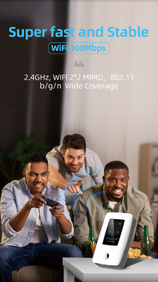 Bộ định tuyến bỏ túi không dây 4G 5000mAh với cổng RJ45 Wan Lan