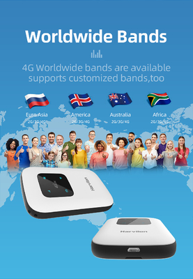 Mạng di động toàn cầu 4G Lte Mifi Router Sim Thẻ 150Mbps Harvilon