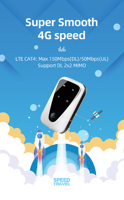 Bộ định tuyến WIFI di động 4G di động 150Mbps Modem MIFI không dây băng thông rộng di động