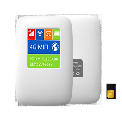 Bộ định tuyến di động 4G Cat4 150Mbps MiFi Di động Giao diện USB Sạc pin 3000MAh Không cần cấu hình