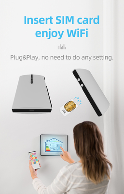 Bộ định tuyến 4G Lte Hotspot di động tốc độ cao 150Mbps cho du lịch Pin 2100mAh