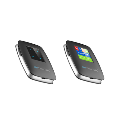 Bộ định tuyến MiFi không dây 3000mAh 4G LTE Điểm phát sóng Wi-Fi với màn hình LCD băng tần quốc tế